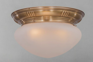 PRAGUE 30/1 - Brass ceiling light by Patinas Lighting - view 2